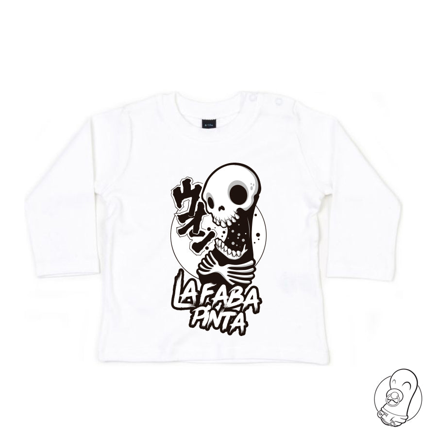 Camiseta Bebé Faba Skeleton (3 Tonos)