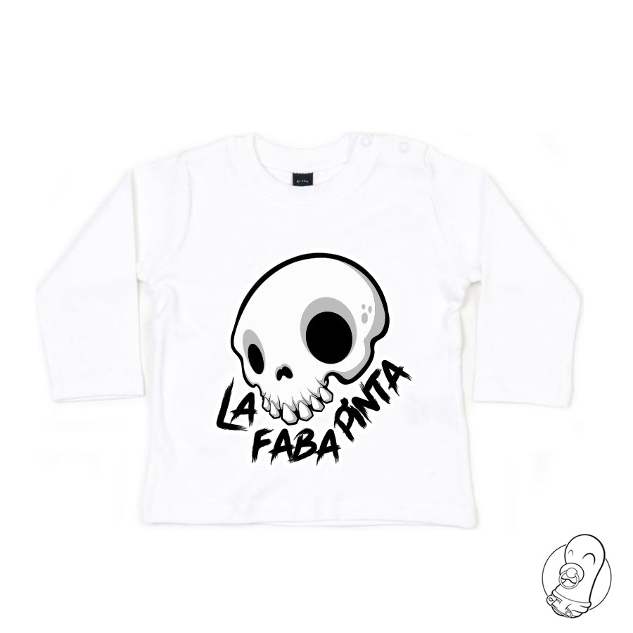 Camiseta Bebé Faba Skull (3 Tonos)