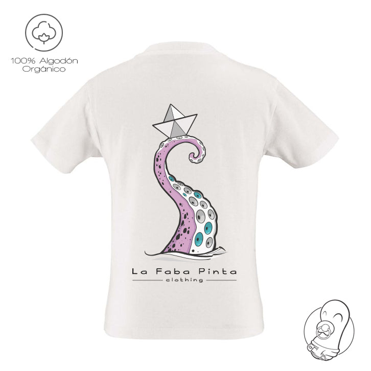 Camiseta Pulpo Manga Corta