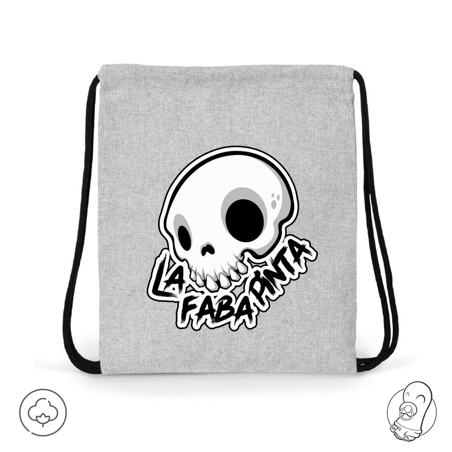 Mochila Gris Faba Skull