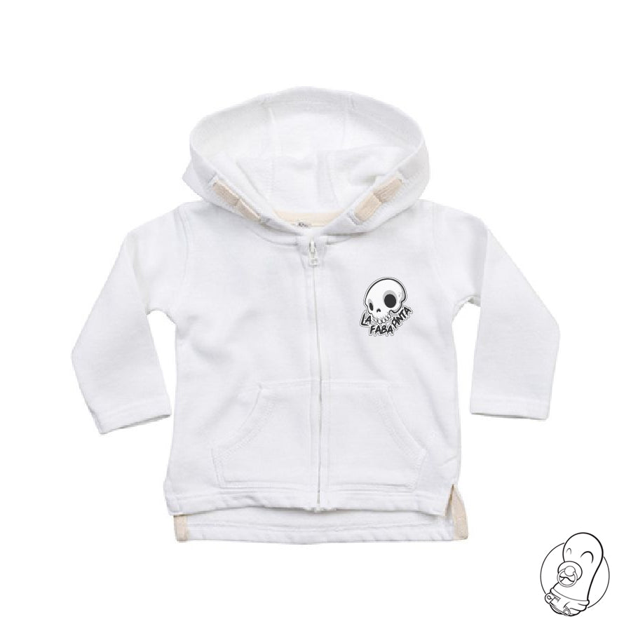 Sudadera Cremallera Baby Faba Skull