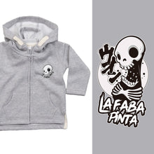 Cargar imagen en el visor de la galería, Sudadera Cremallera Baby Faba Skull
