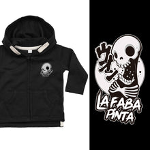 Cargar imagen en el visor de la galería, Sudadera Cremallera Baby Faba Skull
